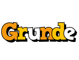 Grunde cartoon logo