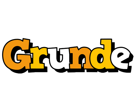 Grunde cartoon logo