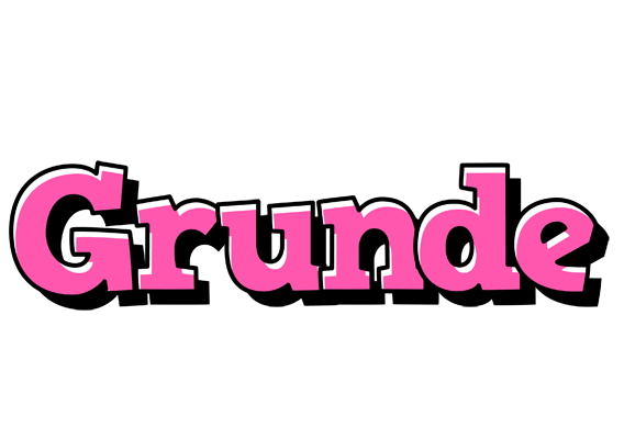 Grunde girlish logo