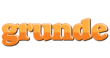 Grunde orange logo