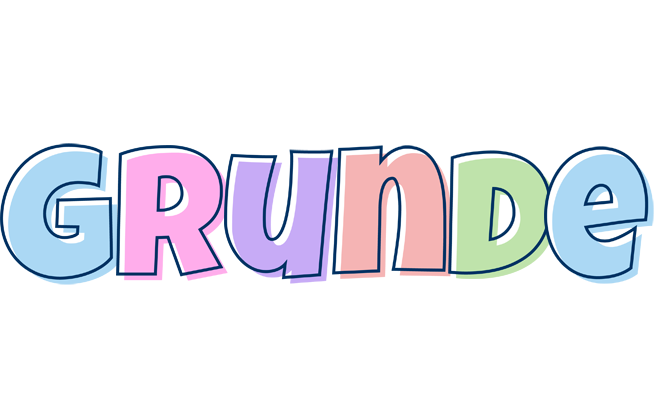 Grunde pastel logo