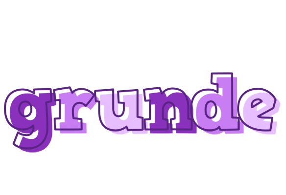 Grunde sensual logo