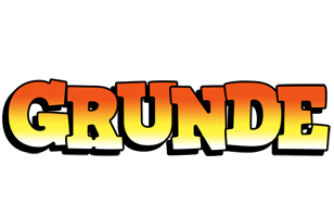 Grunde sunset logo