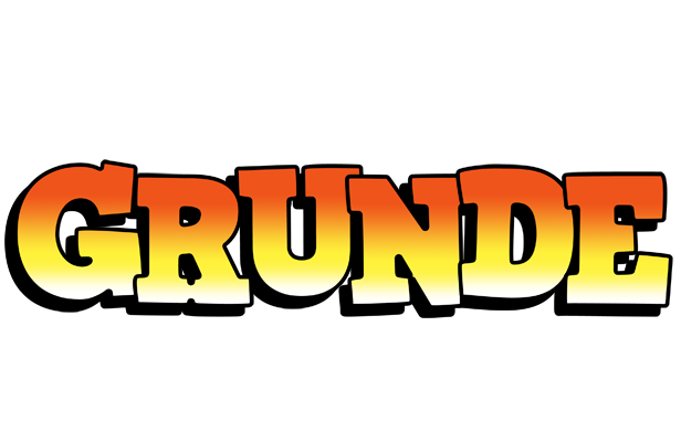 Grunde sunset logo
