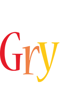 Gry birthday logo