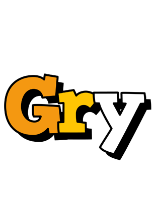 Gry cartoon logo
