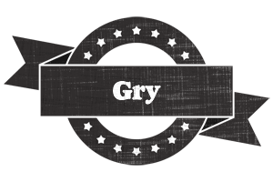 Gry grunge logo