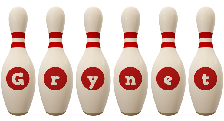 Grynet bowling-pin logo