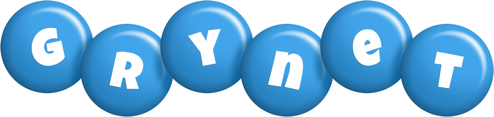 Grynet candy-blue logo