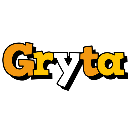 Gryta cartoon logo