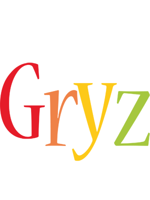 Gryz birthday logo