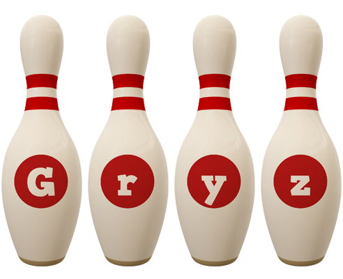 Gryz bowling-pin logo