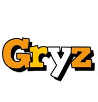 Gryz cartoon logo