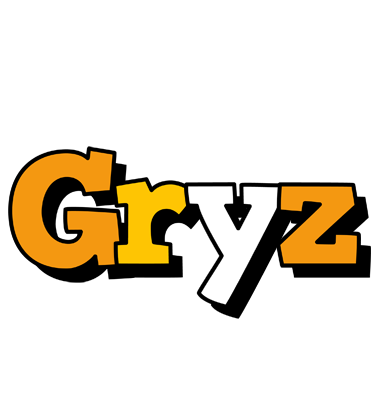 Gryz cartoon logo