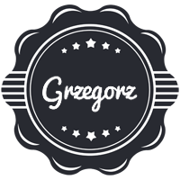 Grzegorz badge logo