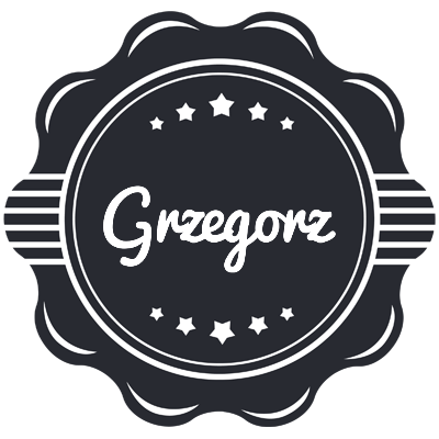 Grzegorz badge logo