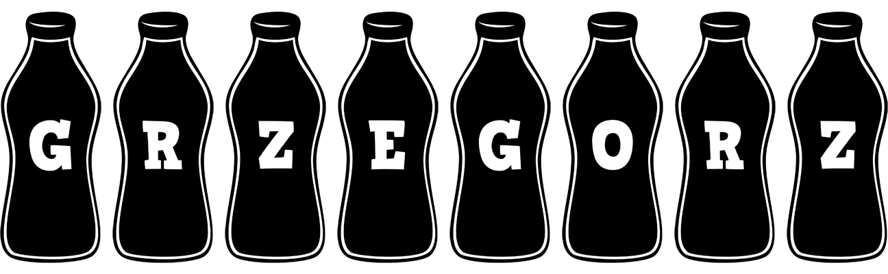 Grzegorz bottle logo