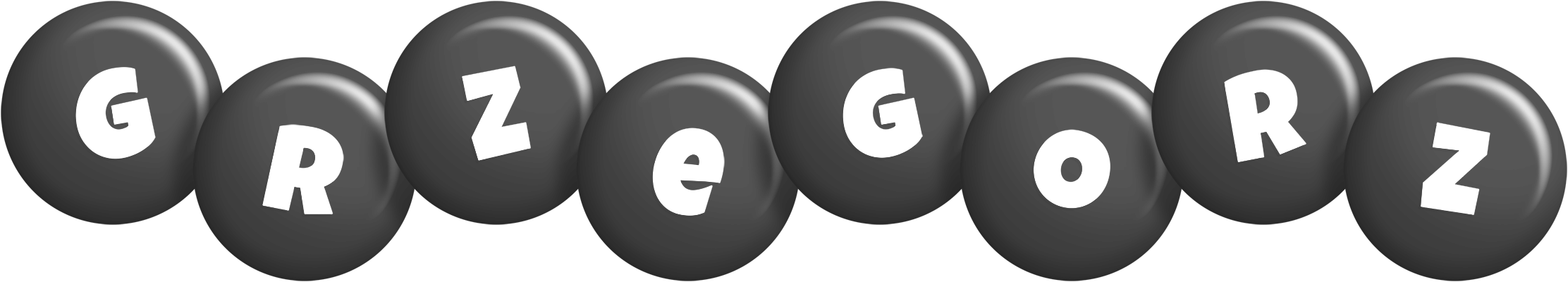 Grzegorz candy-black logo