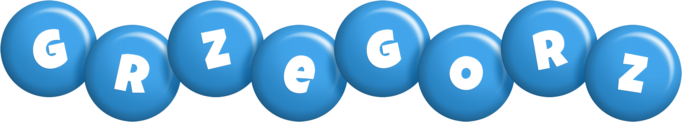 Grzegorz candy-blue logo