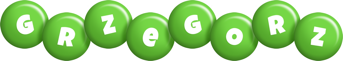 Grzegorz candy-green logo