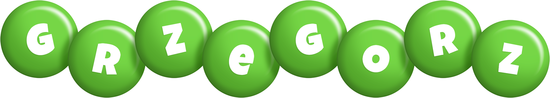 Grzegorz candy-green logo