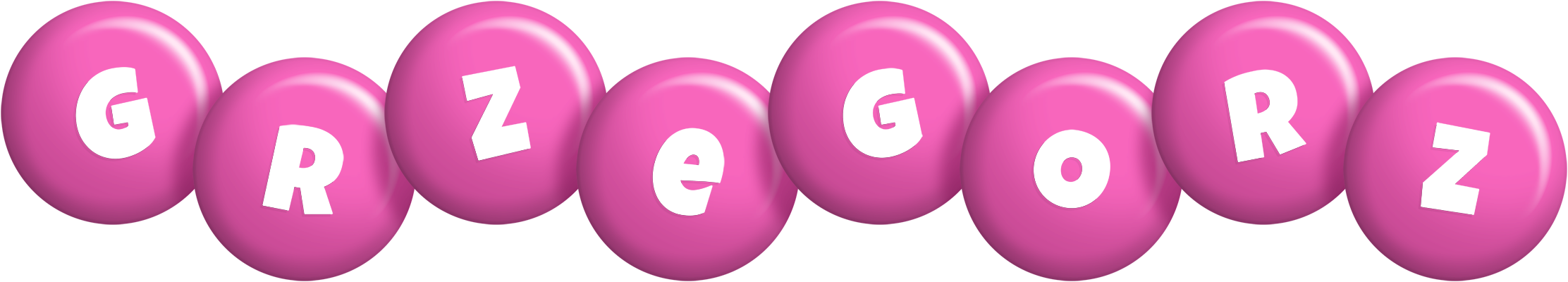Grzegorz candy-pink logo