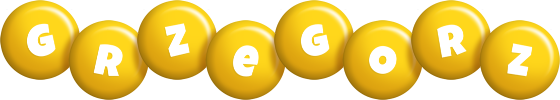 Grzegorz candy-yellow logo