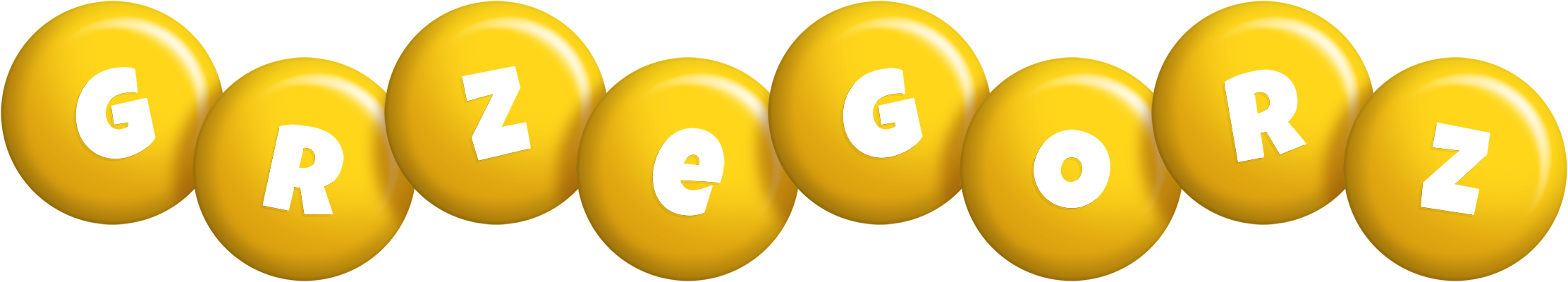 Grzegorz candy-yellow logo