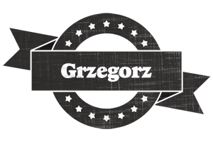 Grzegorz grunge logo