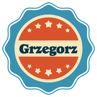 Grzegorz labels logo