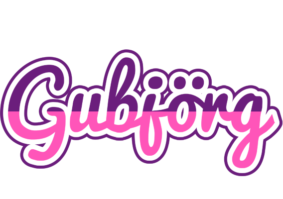 Guðbjörg cheerful logo