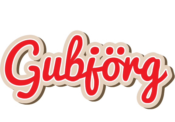 Guðbjörg chocolate logo
