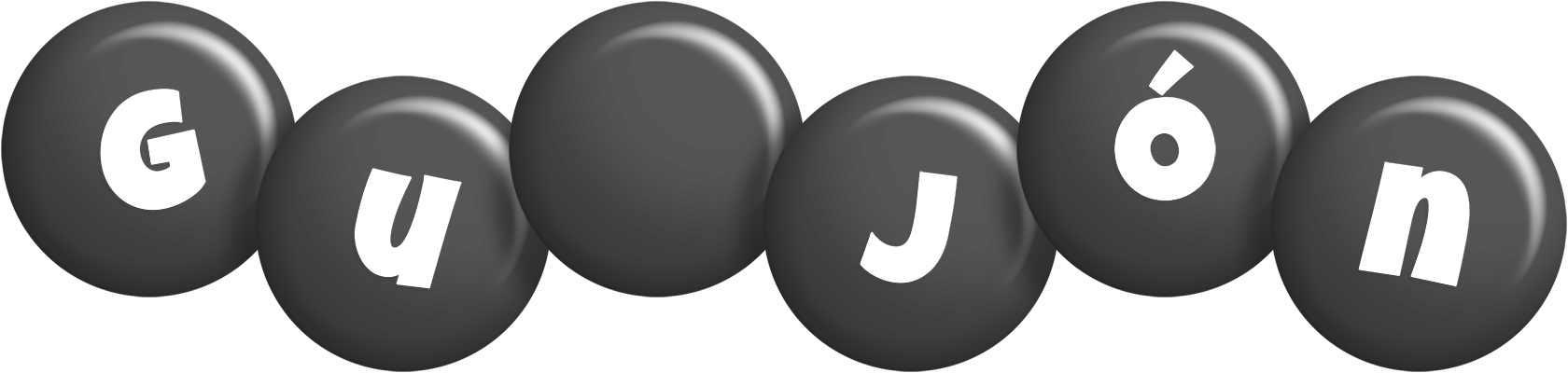 Guðjón candy-black logo