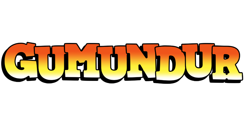 Guðmundur sunset logo