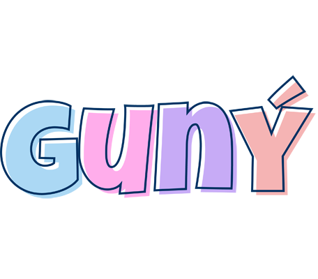 Guðný pastel logo