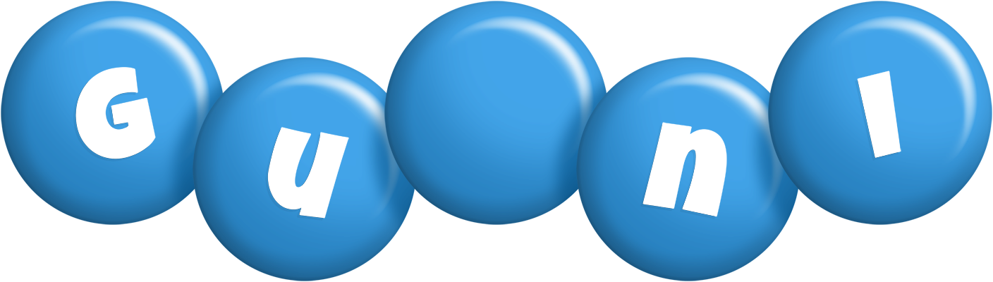Guðni candy-blue logo