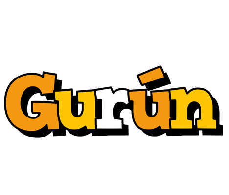 Guðrún cartoon logo