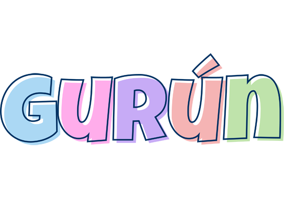 Guðrún pastel logo