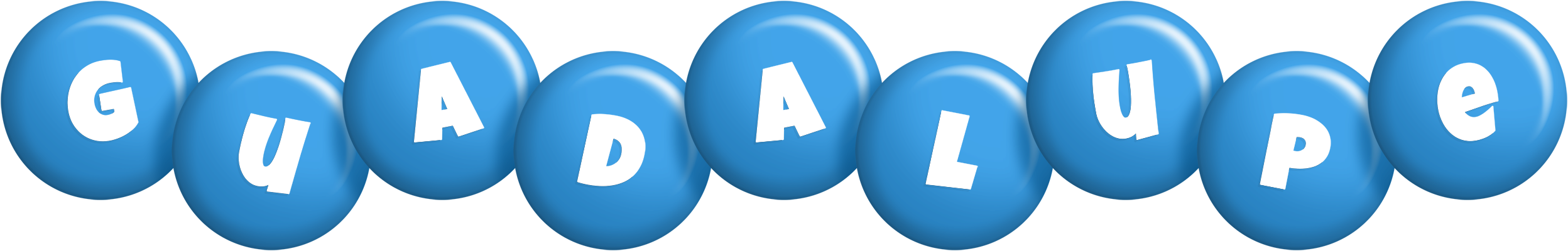 Guadalupe candy-blue logo