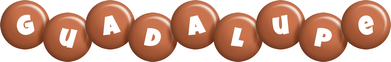 Guadalupe candy-brown logo