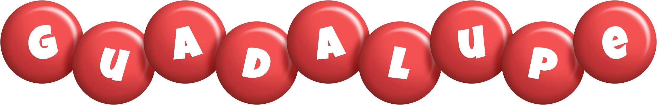 Guadalupe candy-red logo