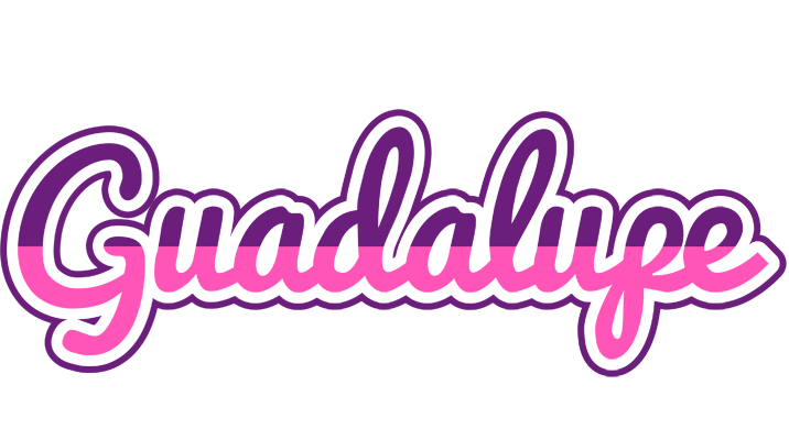 Guadalupe cheerful logo
