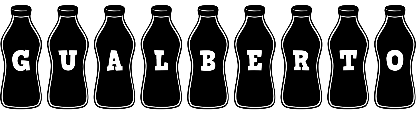 Gualberto bottle logo