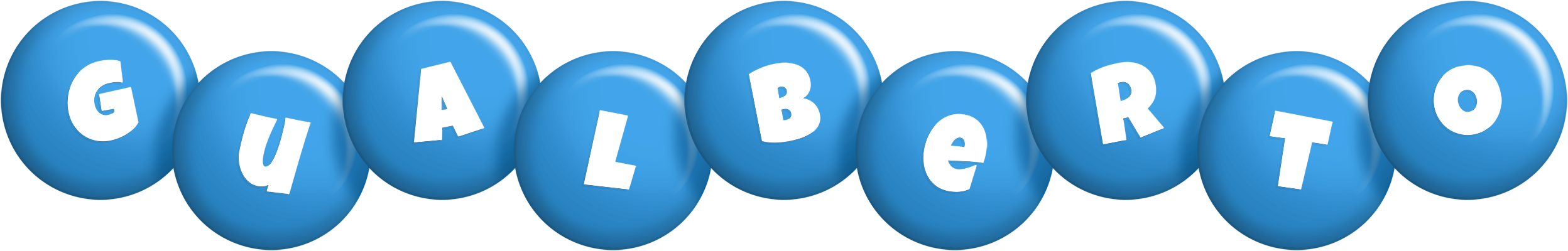 Gualberto candy-blue logo