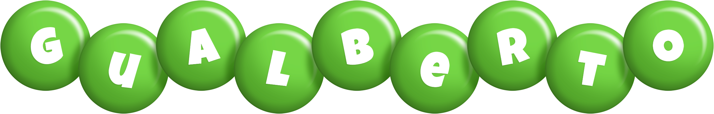 Gualberto candy-green logo