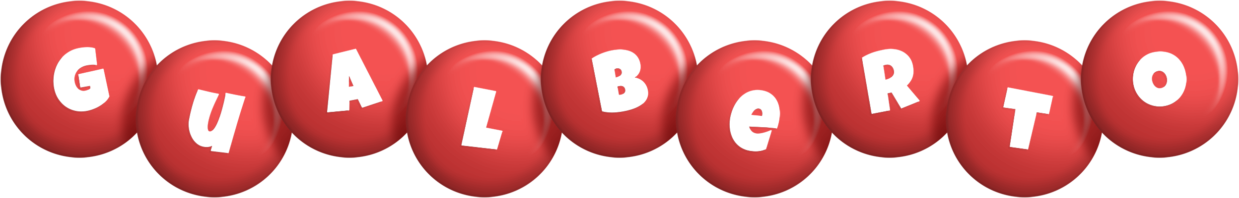 Gualberto candy-red logo