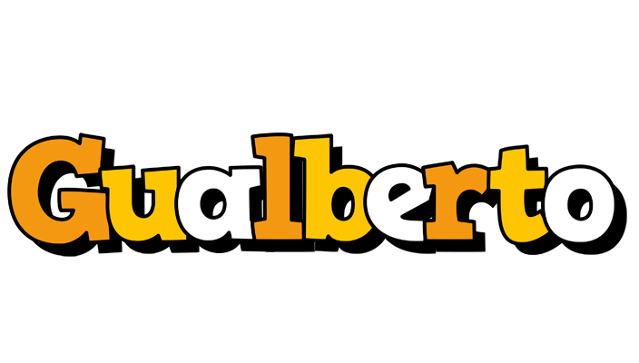 Gualberto cartoon logo