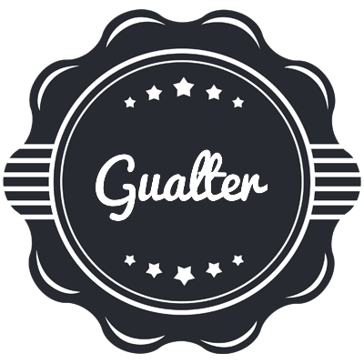 Gualter badge logo