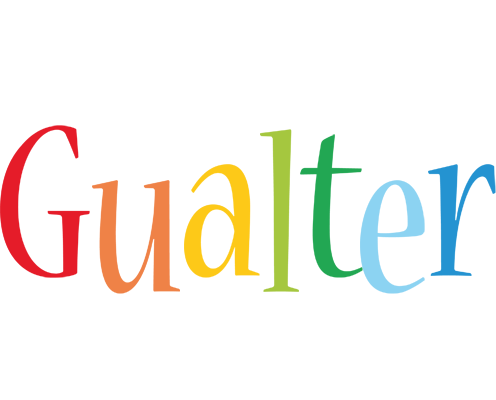 Gualter birthday logo