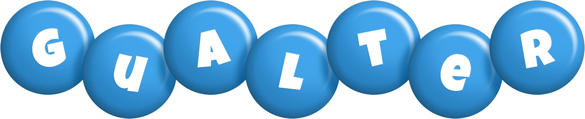 Gualter candy-blue logo